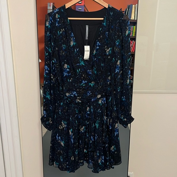 Anthropologie V-Neck Mini Dress - Picture 1 of 14